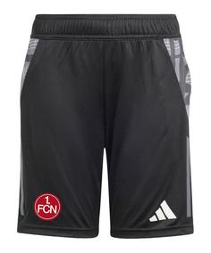 adidas 1.FC N&uuml;rnberg Trainingsshort Fu&szlig;ballshorts schwarzgrau