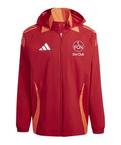 adidas 1.FC Nürnberg Allwetterjacke Trainingsjacke rot