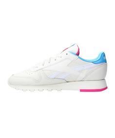 Rückansicht von Reebok Classic Leather Sneaker Damen Weiß Sneaker Damen weissblau