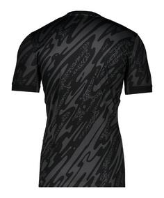 Rückansicht von Nike Gardien V Torwarttrikot Fußballtrikot Herren grauschwarzweiss
