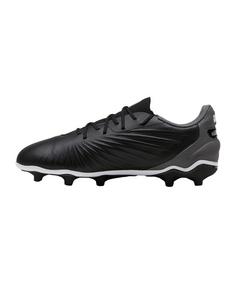 Rückansicht von PUMA KING Match FG/AG Eclipse Jr Kids Fußballschuhe Kinder schwarzweiss