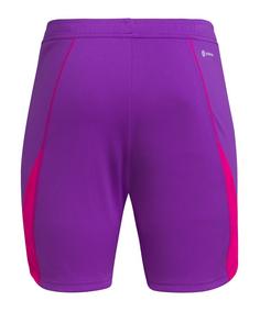 Rückansicht von adidas Tiro 23 Pro Torwartshort Kids Torwarthose Kinder lilapink