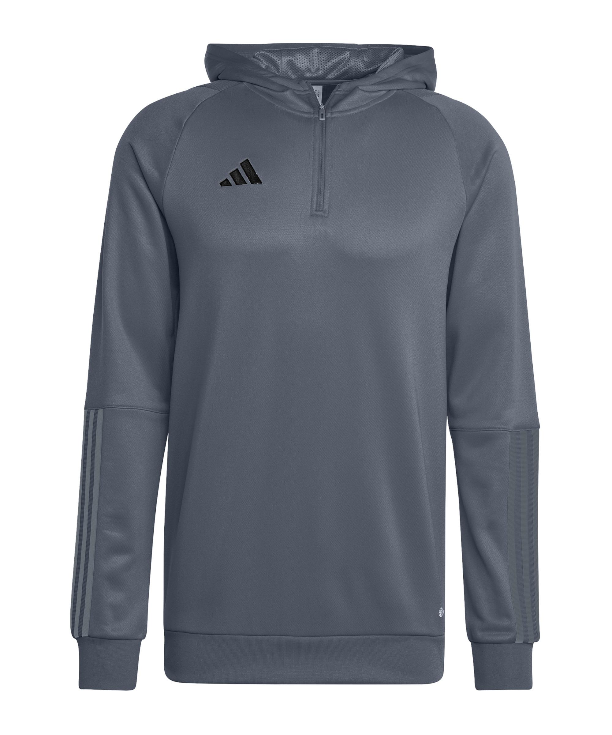 adidas Tiro 23 Competition Hoody Kids Funktionssweatshirt Kinder - grau