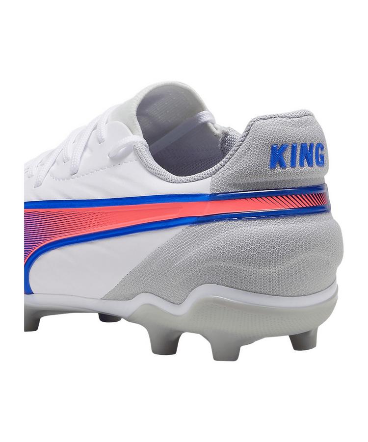 PUMA PUMA KING Match FG/AG Eclipse Jr Kids Fu&szlig;ballschuhe Kinder - weissblau - 2 | SportScheck