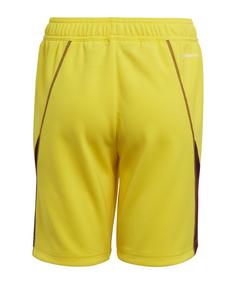 Rückansicht von adidas Tiro 23 Pro Torwartshort Kids Torwarthose Kinder gelbrot