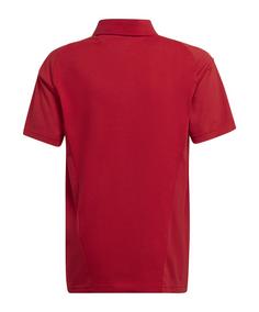 Rückansicht von adidas Tiro 23 Competition Poloshirt Kids Poloshirt Kinder rot