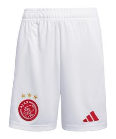 adidas Ajax Amsterdam Short Home 2024/2025 Kids Fußballshorts Kinder weiss