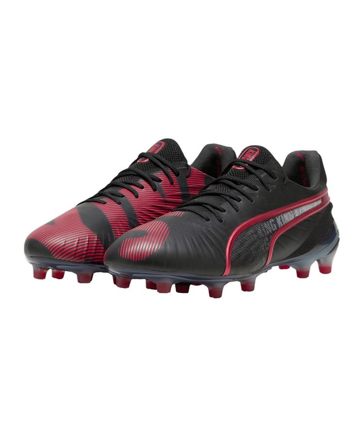 PUMA PUMA KING Ultimate FG/AG Teaser Fu&szlig;ballschuhe - schwarzrot - 3 | SportScheck