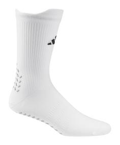 adidas Grip Print Crew Light Socken Fußballstrümpfe Herren weissschwarz