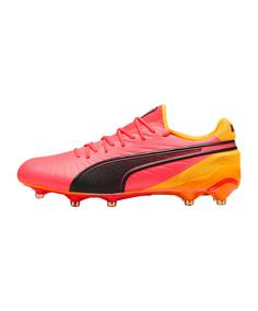 PUMA KING Ultimate FG/AG Teaser Fußballschuhe orangeschwarz