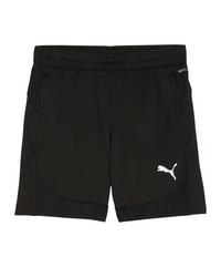 PUMA TeamFinal Training Short Kids Fu&szlig;ballshorts Kinder - schwarzsilber