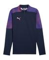 PUMA IndividualFinal 1/4 Zip Top Sweatshirt Funktionssweatshirt Herren - blaulila