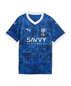 PUMA Al Hilal Trikot Home 2024/2025 Kids Fußballtrikot Kinder schwarzgelb