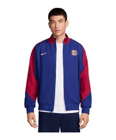 Nike FC Barcelona Anthem Jacke Trainingsjacke blau