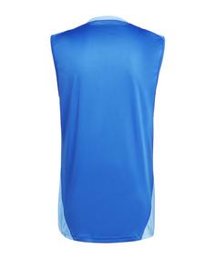 Rückansicht von adidas Tiro 24 Competition Tanktop Fußballtrikot Herren blau