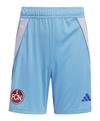 adidas 1.FC N&uuml;rnberg TW-Short 2024/2025 Fu&szlig;ballshorts - blau