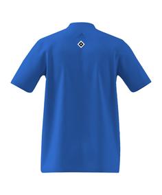 Rückansicht von adidas Hamburger SV Big Logo T-Shirt Fanshirt blau