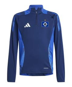 adidas Hamburger SV Trainingstop Kids Funktionssweatshirt Kinder blau