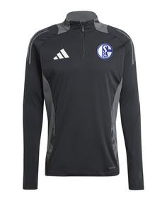 adidas FC Schalke 04 Halfzip Sweatshirt Sweatshirt schwarz