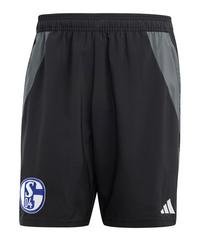 adidas FC Schalke 04 Short Fu&szlig;ballshorts - schwarzgrau
