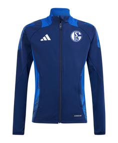 adidas FC Schalke 04 Trainingsjacke Kids Dunkel Trainingsjacke Kinder blau