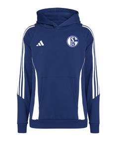 adidas FC Schalke 04 Hoody Kids Dunkel Funktionssweatshirt Kinder blau