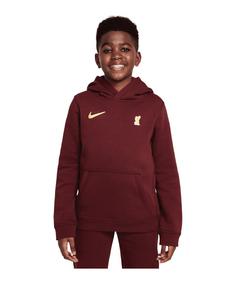 Nike FC Liverpool Club Hoody Kids Funktionssweatshirt Kinder rotgelb