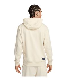 Rückansicht von Nike Paris St. Germain Club Hoody Sweatshirt weissblau