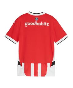 Rückansicht von PUMA PSV Eindhoven Trikot Home 2024/2025 Kids Fußballtrikot Kinder rotweiss