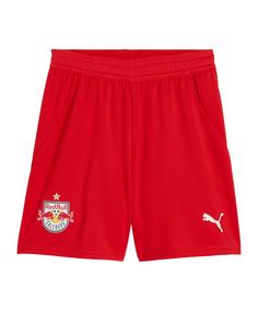 PUMA RB Salzburg Short 3rd 2024/2025 Kids Fußballshorts Kinder rotweiss