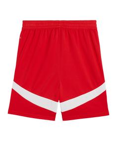 Rückansicht von PUMA RB Salzburg Short Home 2024/2025 Kids Fußballshorts Kinder rotweiss