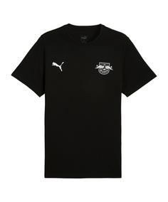 PUMA RB Leipzig ESS T-Shirt Fanshirt schwarzweiss