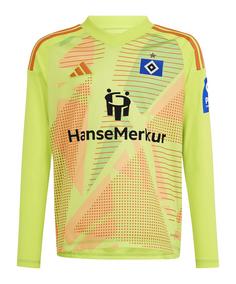 adidas Hamburger SV TW-Trikot 2024/2025 Kids Fußballtrikot Kinder gelb