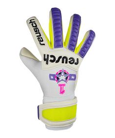 Rückansicht von Reusch Legacy Pro Am Silver TW-Handschuhe Torwarthandschuhe weiss