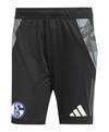 adidas FC Schalke 04 Trainingsshort Fu&szlig;ballshorts - schwarz