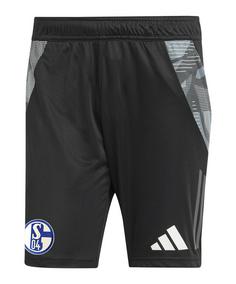 adidas FC Schalke 04 Trainingsshort Fußballshorts schwarz