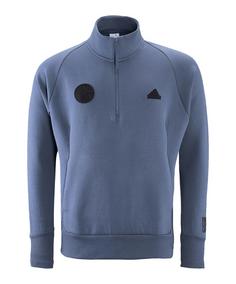 adidas FC Schalke 04 Z.N.E. Hoody Sweatshirt blau