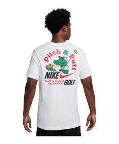 Rückansicht von Nike Golf T-Shirt T-Shirt Herren weiss