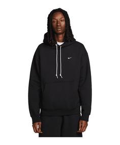 Nike Fleece Solo Swoosh Hoody Sweatshirt Herren schwarzweiss