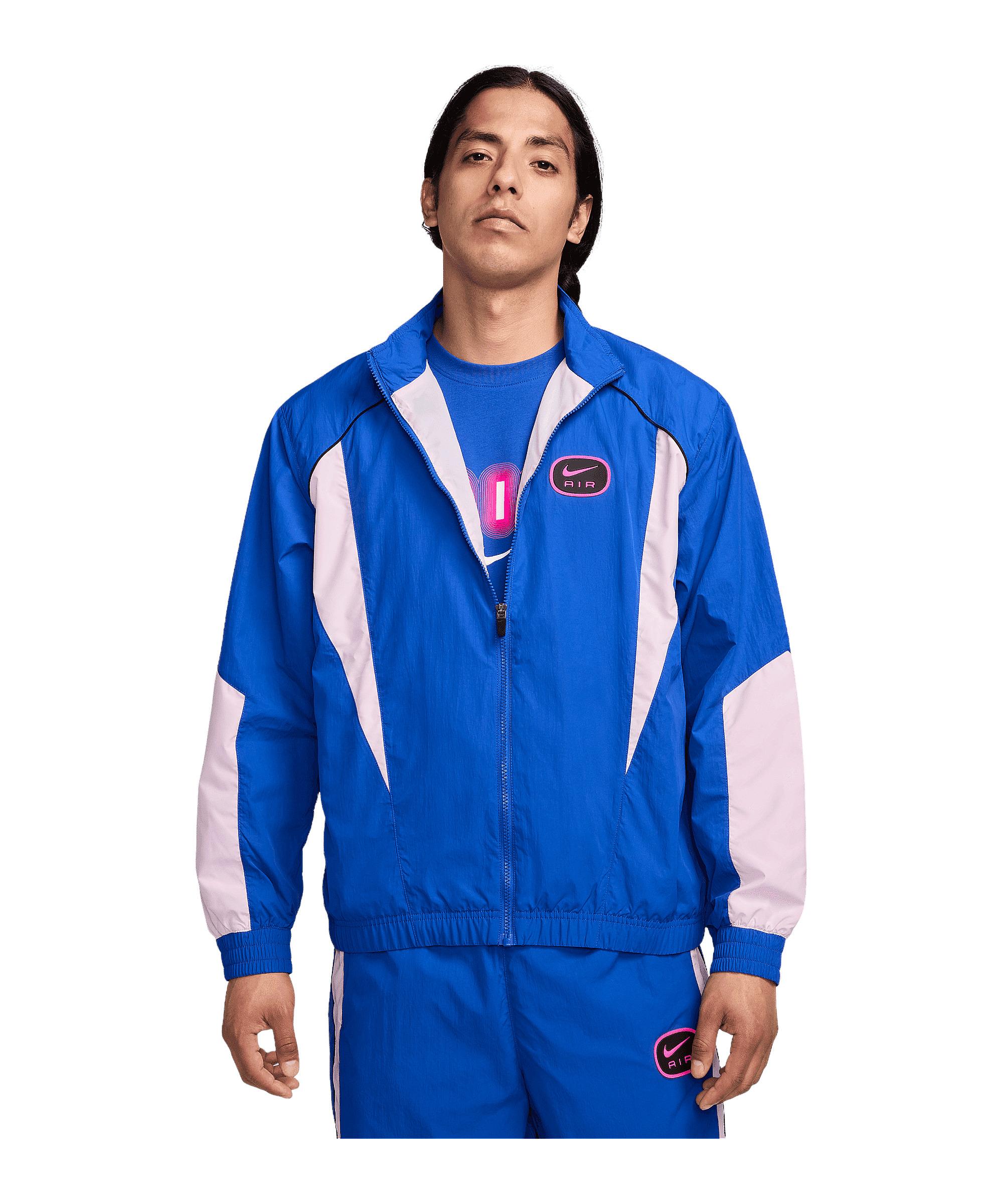 Nike Air Jacke Sweatjacke Herren blaurosa im Online Shop von