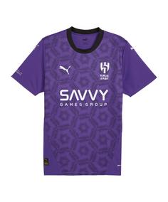 PUMA Al Hilal Trikot 3rd 2024/2025 Fußballtrikot lilaschwarz