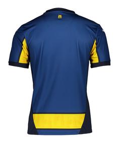 Rückansicht von PUMA Parma Calcio Trikot Away 2024/2025 Fußballtrikot blaugelb