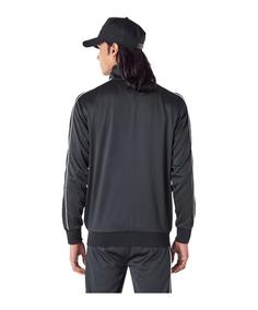 Rückansicht von New Era Ny Yankees Track Trainingsjacke Sweatjacke Herren schwarz