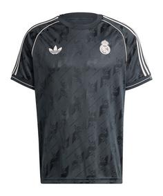 adidas Real Madrid Trainingshirt Fußballtrikot grau