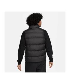 Rückansicht von Nike Storm-Fit Windrunner Weste Sweatjacke Herren schwarz