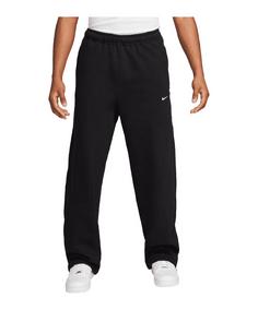 Nike Fleece Solo Swoosh Jogginghose Shorts Herren schwarzweiss