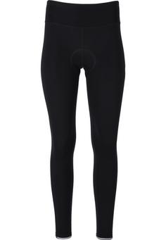 Endurance Juvel W Long Tights Gel-Pad Fahrradtights Damen 1001 Black