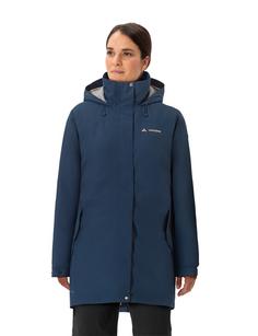 Rückansicht von VAUDE SE Women's Tikoma Wool Parka Outdoorjacke Damen dark sea uni