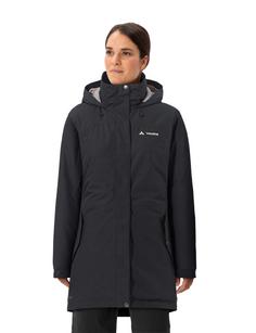 Rückansicht von VAUDE SE Women's Tikoma Wool Parka Outdoorjacke Damen black/soft rose