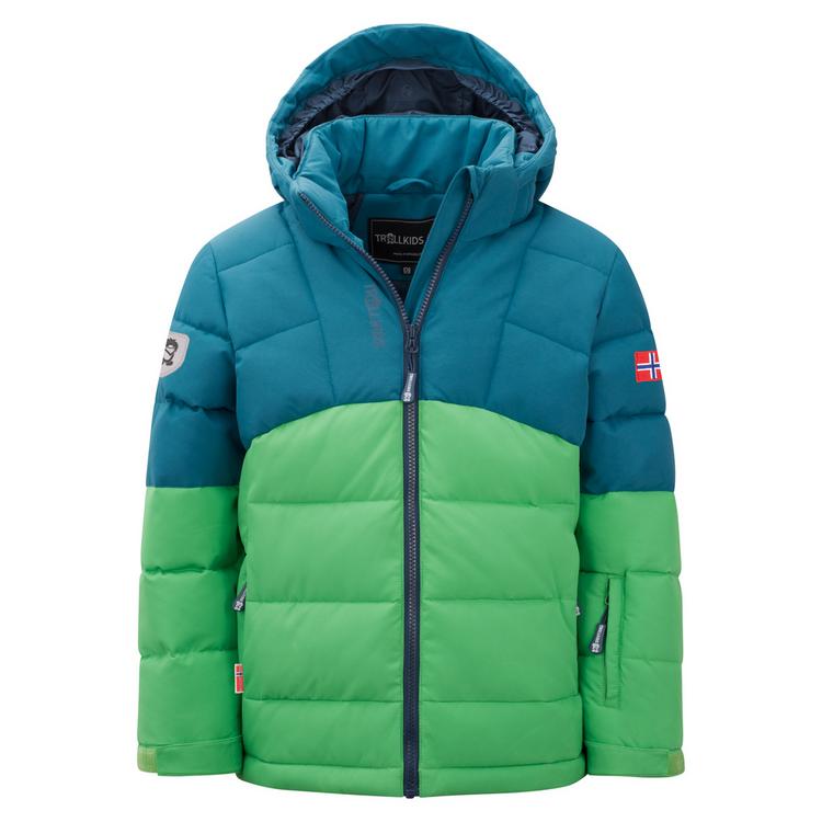 Trollkids Trollkids Gryllefjord Winterjacke Kinder - Dunkel Marine/Frischgr&uuml;n/Mystik Blau - 0 | SportScheck